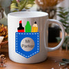 Personalised teacher mug customised with teacher's name, perfect for end of year teacher appreciation gifts.