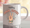 Personalised inspirational mug featuring an uplifting message, custom design and premium ceramic finish made in Australia.